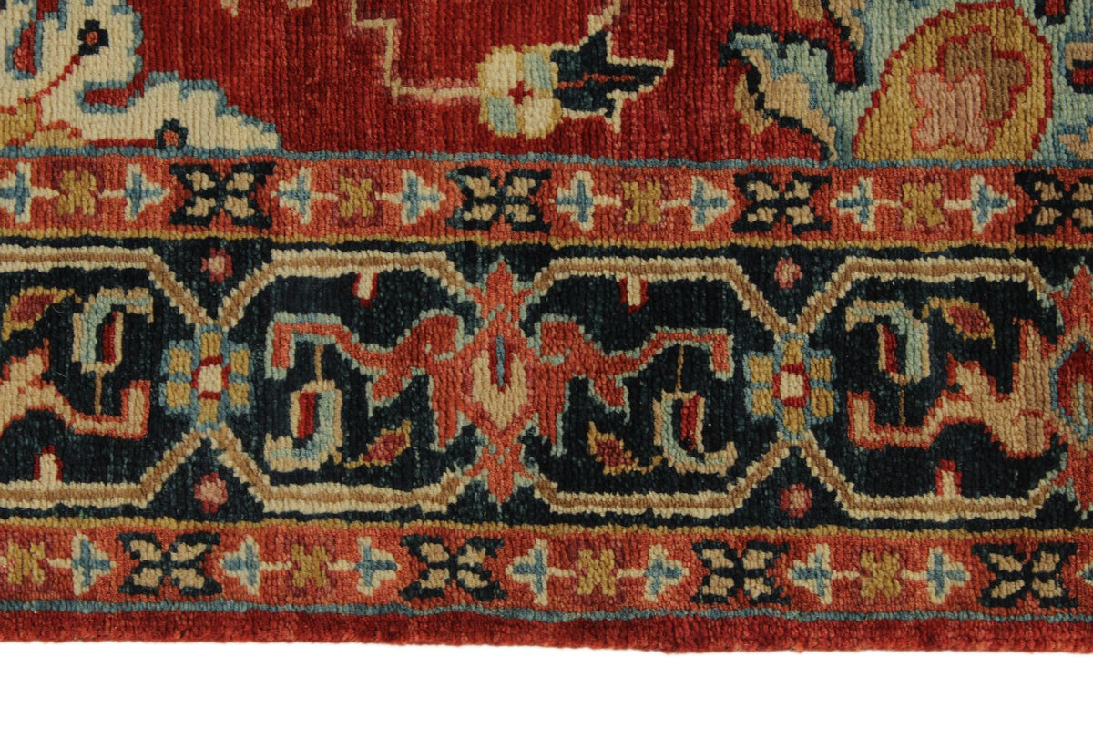 3x8 Red and Black Persian Runner