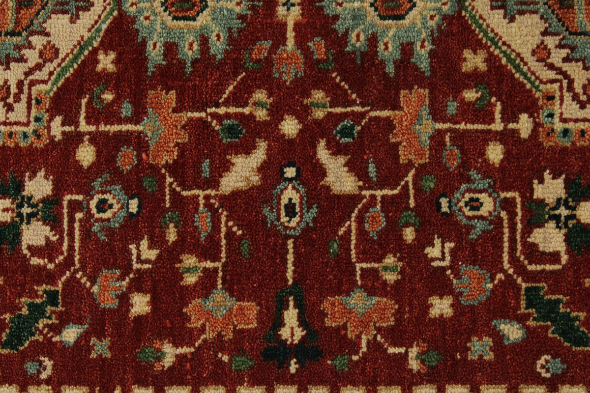 3x8 Rust and Black Turkish Persian Runner