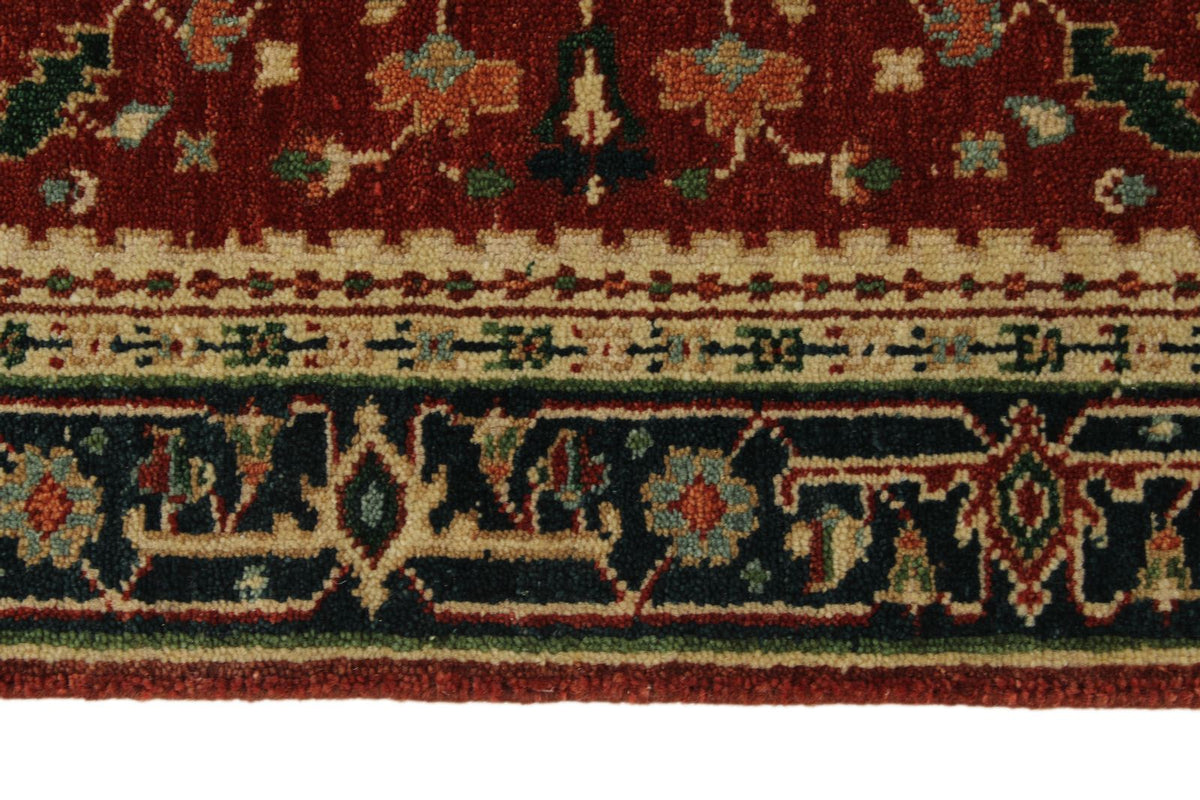 3x8 Rust and Black Turkish Persian Runner