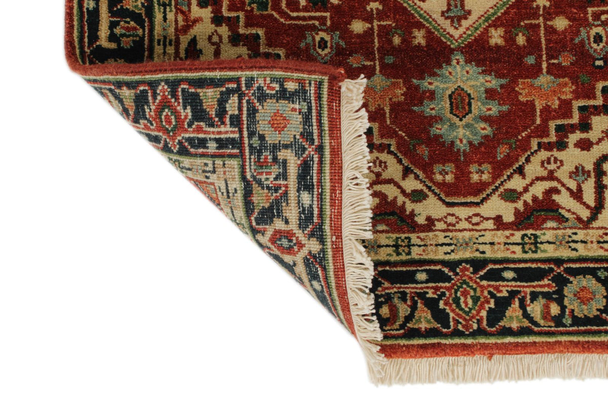 3x8 Rust and Black Turkish Persian Runner