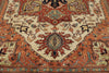 9x12 Ivory and Rust Anatolian Persian Rug