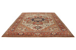 9x12 Ivory and Rust Anatolian Persian Rug
