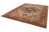 9x12 Ivory and Rust Anatolian Persian Rug