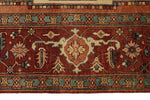 9x12 Ivory and Rust Anatolian Persian Rug