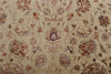 7x10 Ivory and Camel Turkish Tribal Rug