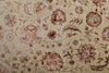 7x10 Ivory and Camel Turkish Tribal Rug