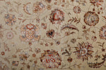 7x10 Ivory and Camel Turkish Tribal Rug