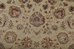 7x10 Ivory and Camel Turkish Tribal Rug