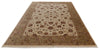 7x10 Ivory and Camel Turkish Tribal Rug