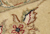 6x9 Black and Beige Turkish Tribal Rug