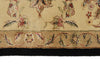 6x9 Black and Beige Turkish Tribal Rug