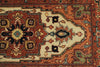 3x12 Ivory and Rust Anatolian Persian Rug