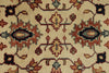 3x12 Ivory and Rust Anatolian Persian Rug