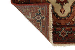 3x12 Ivory and Rust Anatolian Persian Rug
