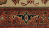 3x12 Ivory and Rust Anatolian Persian Rug