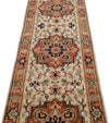 3x12 Ivory and Brown Turkish Persian Runner
