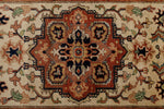 3x12 Ivory and Brown Turkish Persian Runner