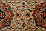 3x12 Ivory and Brown Turkish Persian Runner