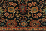 4x6 Black and Burgundy Persian Rug