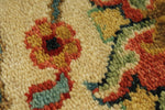 6x9 Charcoal and Ivory Persian Rug