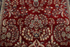 6x9 Burgundy and Navy Persian Rug