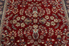 6x9 Burgundy and Navy Persian Rug