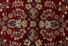 6x9 Burgundy and Navy Persian Rug