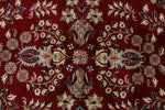 6x9 Burgundy and Navy Persian Rug