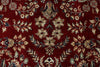 6x9 Burgundy and Navy Persian Rug