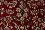 6x9 Burgundy and Navy Persian Rug