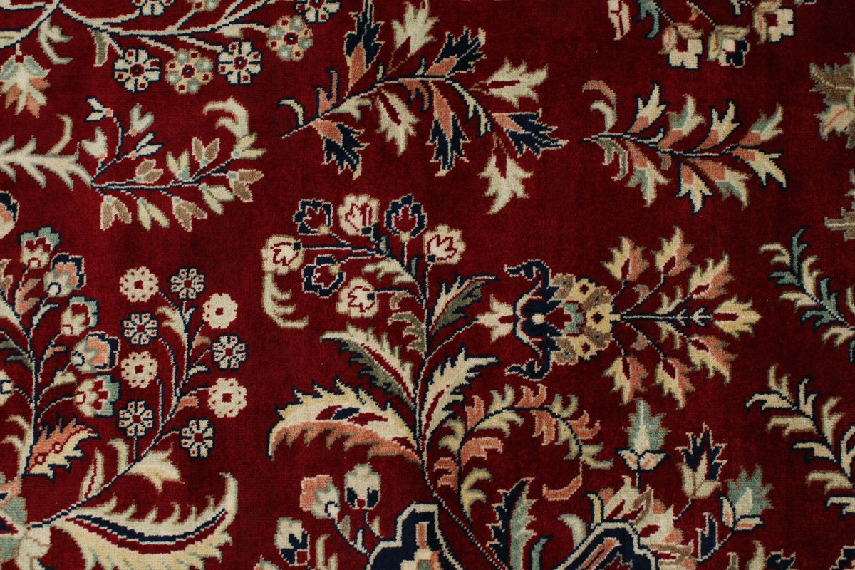 6x9 Burgundy and Navy Persian Rug