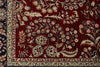6x9 Burgundy and Navy Persian Rug