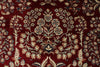 6x9 Burgundy and Navy Persian Rug