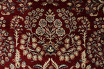6x9 Burgundy and Navy Persian Rug