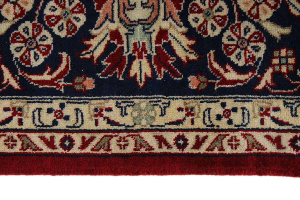 6x9 Burgundy and Navy Persian Rug