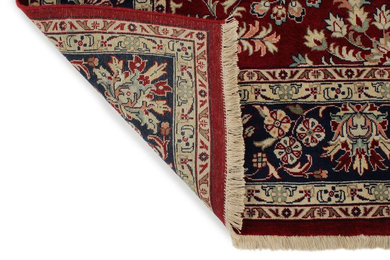 6x9 Burgundy and Navy Persian Rug