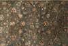 3x10 Gray and Ivory Turkish Tribal Runner
