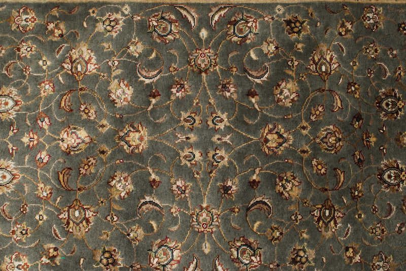 3x10 Gray and Ivory Turkish Tribal Runner