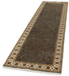 3x10 Gray and Ivory Turkish Tribal Runner