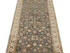 3x10 Gray and Ivory Turkish Tribal Runner