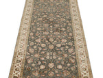 3x10 Gray and Ivory Turkish Tribal Runner