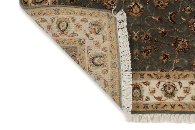 3x10 Gray and Ivory Turkish Tribal Runner