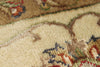 6x8 Black and Beige Turkish Tribal Rug