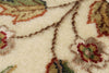 7x10 Light Gray and Ivory Turkish Tribal Rug