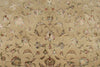 6x8 Ivory and Burgundy Turkish Tribal Rug