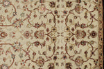 3x6 Ivory and Black Turkish Tribal Runner