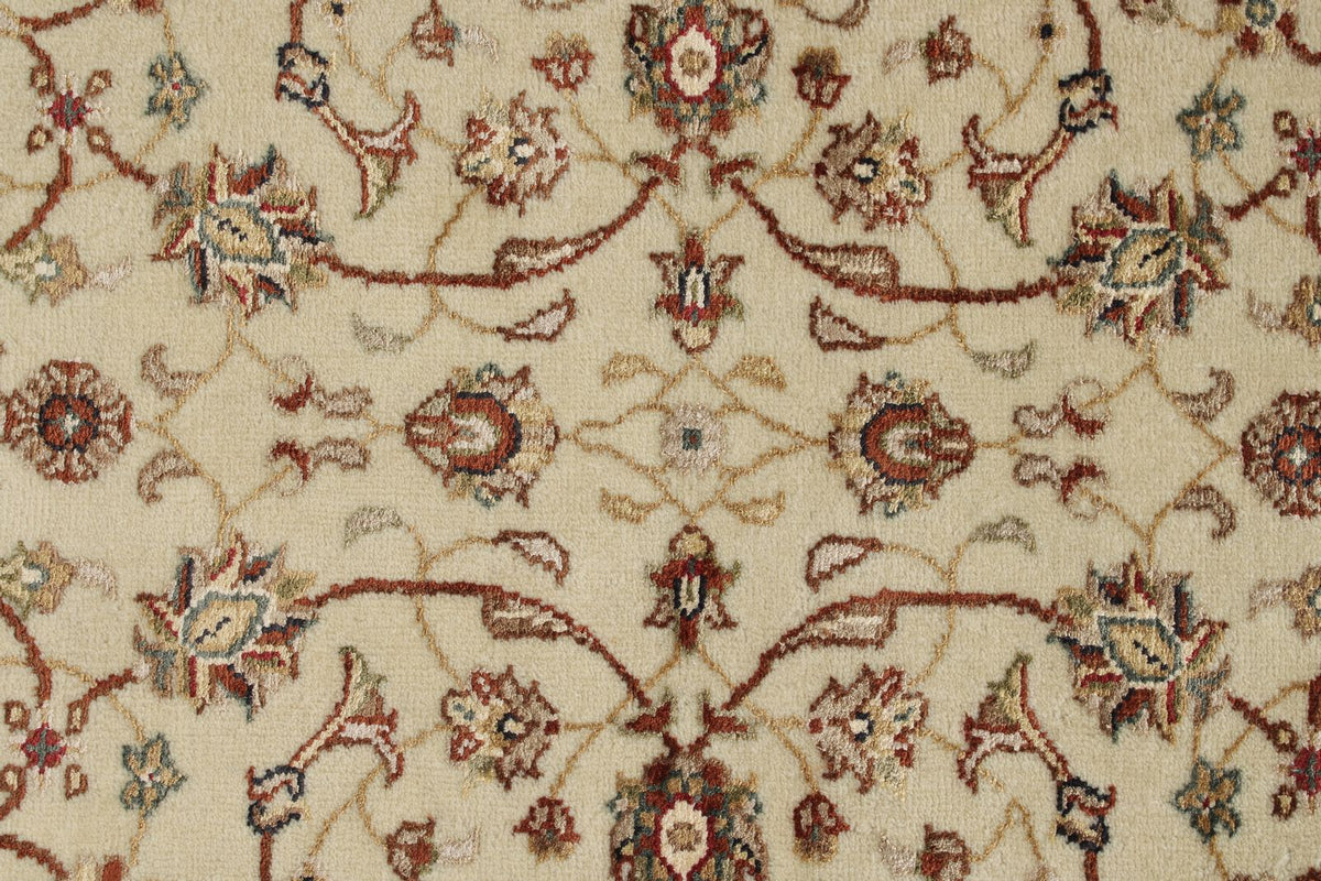 3x6 Ivory and Black Turkish Tribal Runner