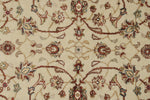 3x6 Ivory and Black Turkish Tribal Runner