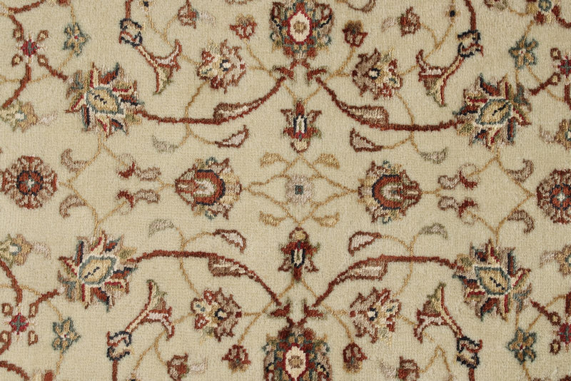 3x6 Ivory and Black Turkish Tribal Runner