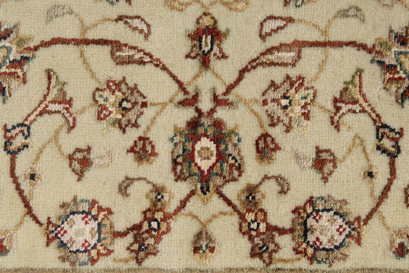 3x6 Ivory and Black Turkish Tribal Runner